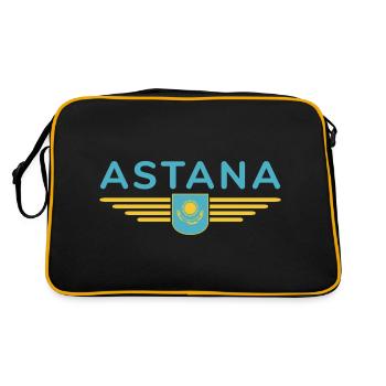 Astana Design – Modernité et tradition - Sac Retro - noir/or - Dos
