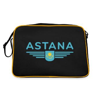 Astana Design – Modernité et tradition - Sac Retro - noir/or - Dos