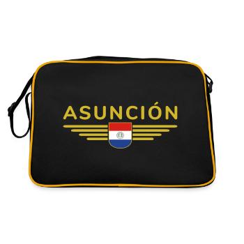 Asunción Souvenir T-Shirt - Sac Retro - noir/or - Dos