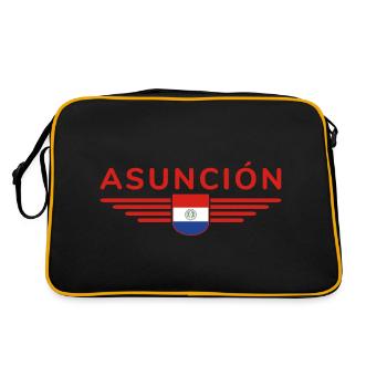 Asunción Souvenir T-Shirt - Sac Retro - noir/or - Dos