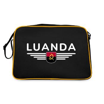 Luanda Design – Fierté de la capitale - Sac Retro - noir/or - Dos