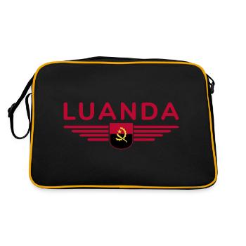Luanda Design – Fierté de la capitale - Sac Retro - noir/or - Dos