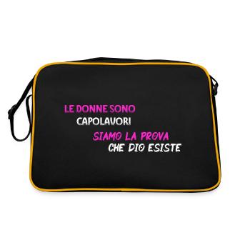 Femmes chefs d'oeuvre - BLK WE - Sac Retro - noir/or - Dos