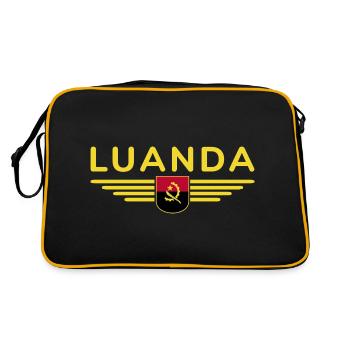 Luanda Design – Fierté de la capitale - Sac Retro - noir/or - Dos