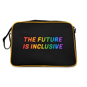 L’avenir est à la Gay Pride inclusive - Sac Retro - noir/or - Dos