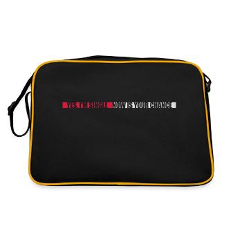 célibataire maintenant votre chance - Sac Retro - noir/or - Dos
