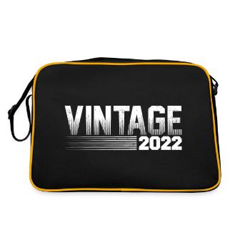 Millésime 2022 Anniversaire Rétro 2022 - Sac Retro - noir/or - Dos