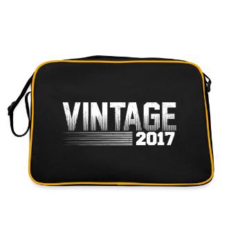 Millésime 2017 Anniversaire Rétro 2017 - Sac Retro - noir/or - Dos