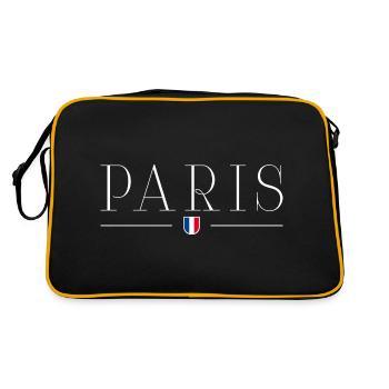 I Love Paris T-Shirt - City of Love - Sac Retro - noir/or - Dos