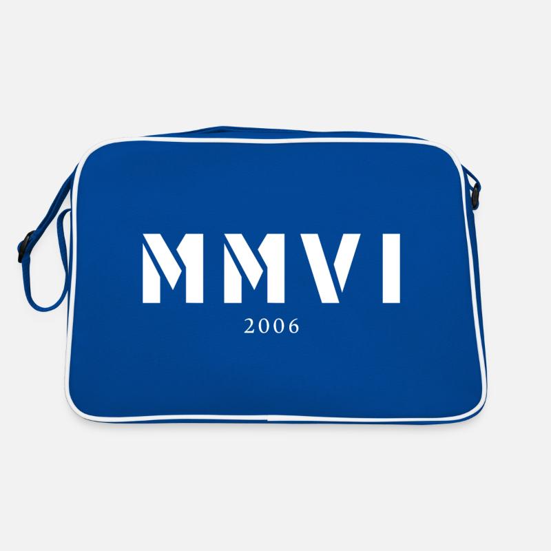 Chiffres romains année de naissance Fabriqué en 2006 Sac Retro