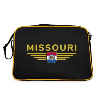Missouri Fan T-Shirt – Must-Have for Fans! - Retro Bag - black/gold - Back