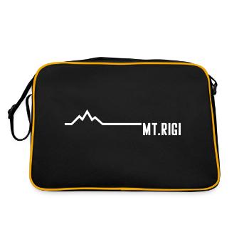 MT RIGI - Sac Retro - noir/or - Dos
