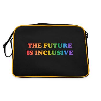 L’avenir est à la Gay Pride inclusive - Sac Retro - noir/or - Dos