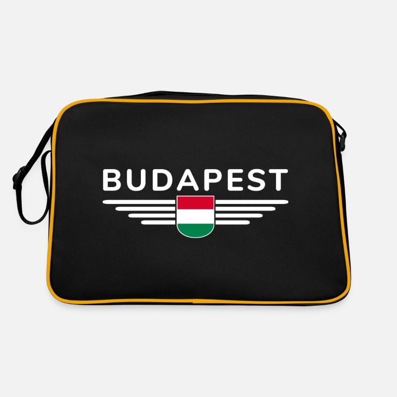 T-shirt Budapest pour les supporters hongrois Sac Retro
