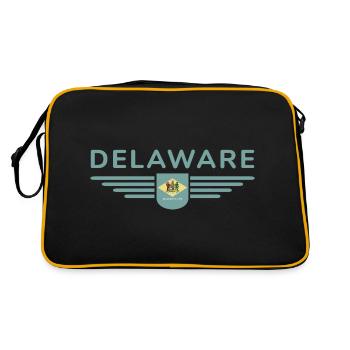 Delaware Fan T-Shirt – Coast & Charm - Sac Retro - noir/or - Dos