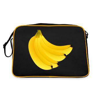 Bananas - Retro Bag - black/gold - Back