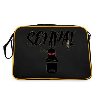 senpai - Retro Bag - black/gold - Back