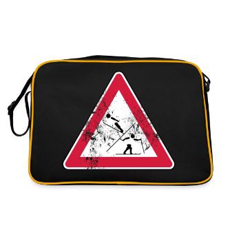 Achtung, nordische Kombinierer! (used) - Sac Retro - noir/or - Dos