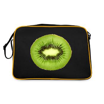 kiwi - Sac Retro - noir/or - Dos