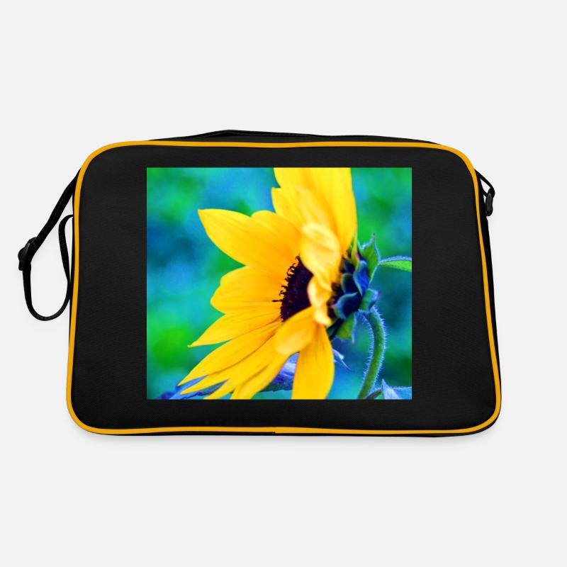 Sunflower - Retro Tasche - Schwarz/Gold