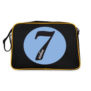7 seven - Retro Bag - black/gold - Back