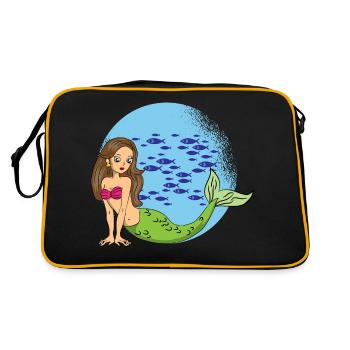 SIRENE by The Manzanita ́s - Retro Bag - black/gold - Back