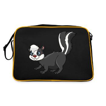 moufette - Sac Retro - noir/or - Dos