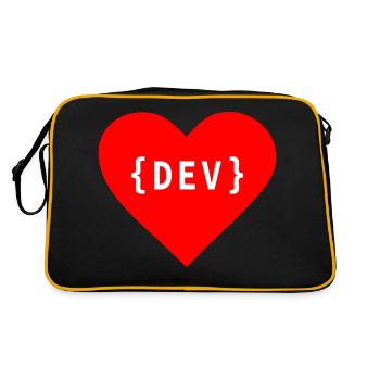 Software Developer, Dear Code DEV Developer Day - Retro Bag - black/gold - Back