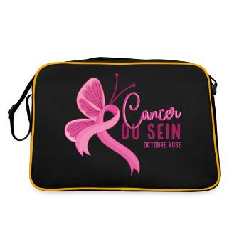 Ruben Rose De Sensibilisation Au Cancer Du Sein - Sac Retro - noir/or - Dos