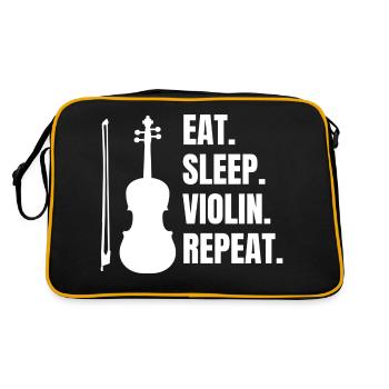 Violon Musique Violoniste Violon Orchestra - Sac Retro - noir/or - Dos