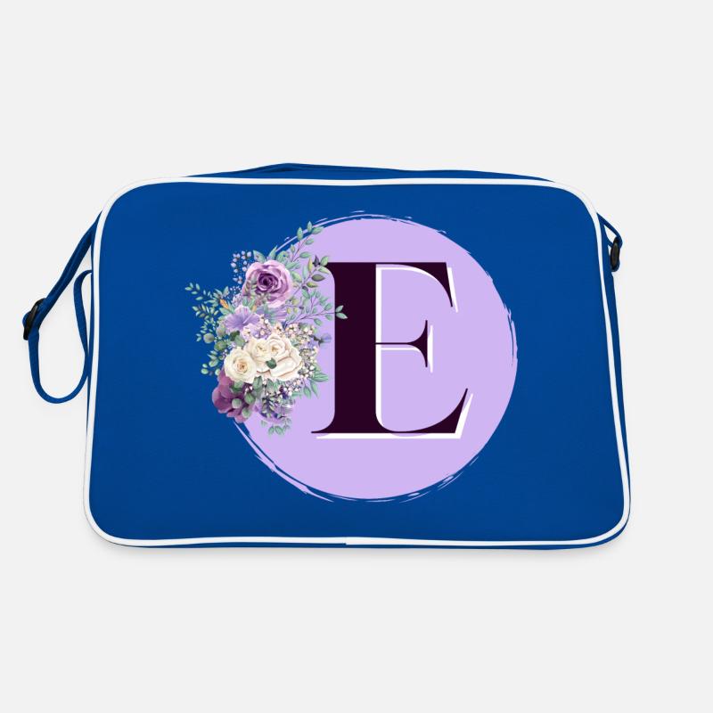 Brief E Blumenkranz Retro Tasche