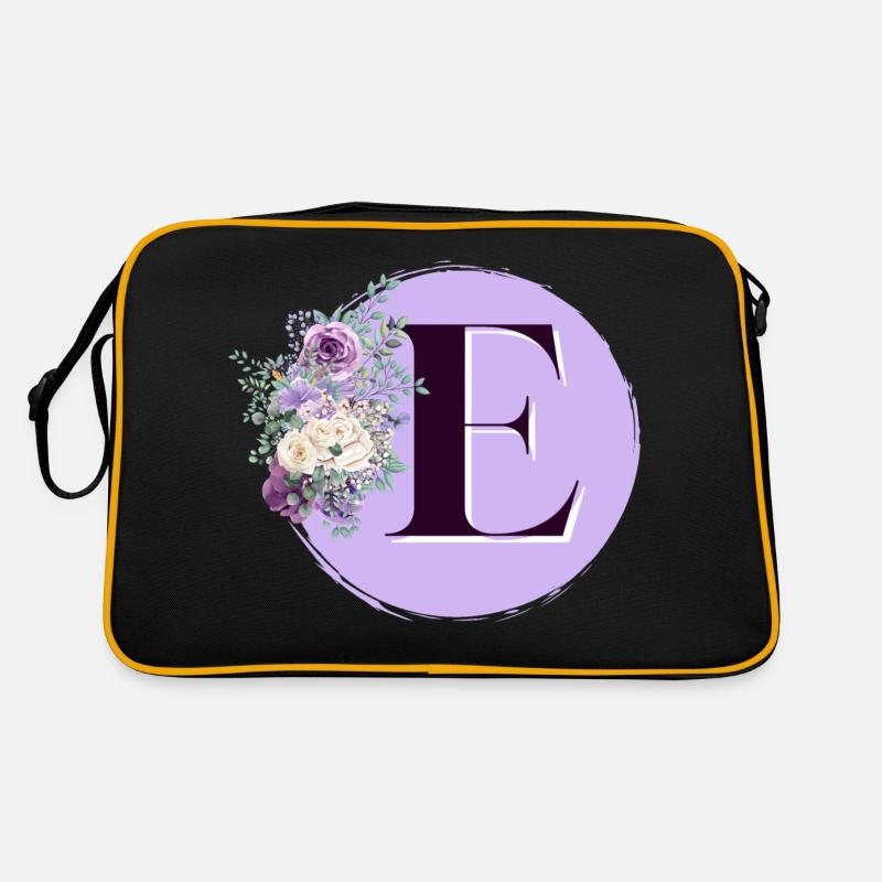 Brief E Blumenkranz Retro Tasche