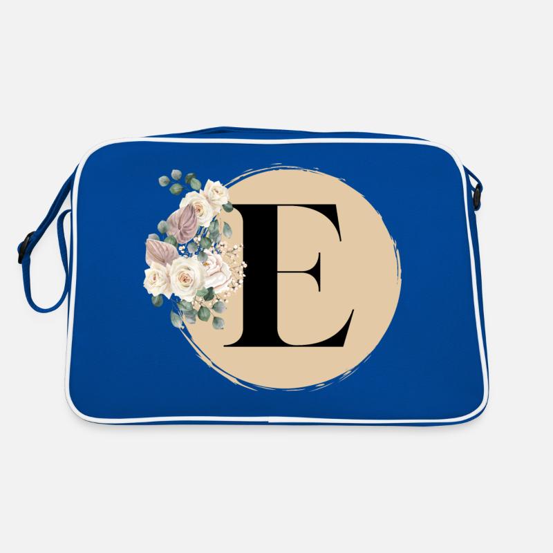 letter E Retro Bag