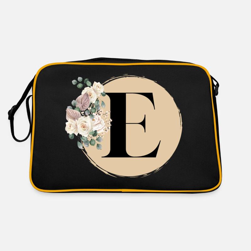 lettre E Sac Retro