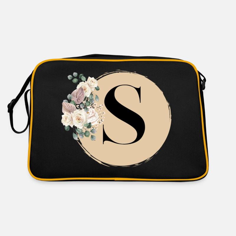 letter S Retro Bag