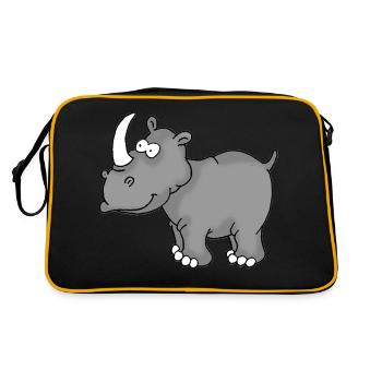 Rhino 2 - Retro Bag - black/gold - Back