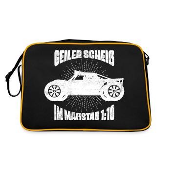 Geiler Scheiß Im Maßstab 1:10 RC Car Modellbau - Retro Tasche - Schwarz/Gold - Hinten
