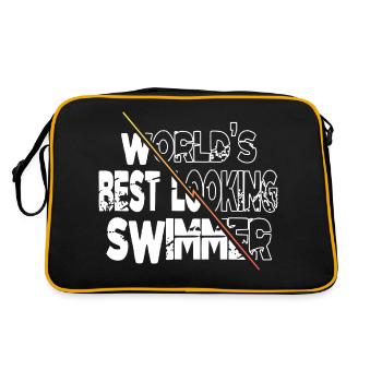 t-shirts de piscine intérieure de triathlon - Sac Retro - noir/or - Dos