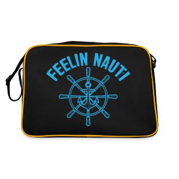 Feelin Nauti Blue Steering Cool Lake Boat Été - Sac Retro - noir/or - Dos