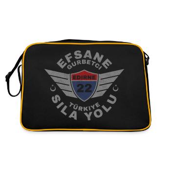 Edirne - Retro Bag - black/gold - Back