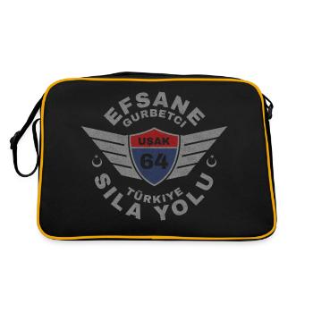Uşak - Sac Retro - noir/or - Dos