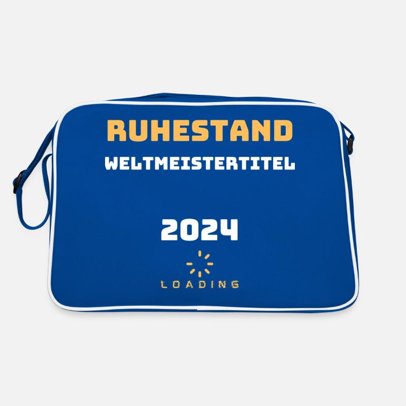 Ruhestand Weltmeistertitel 2024 Loading Geschenk Retro Tasche
