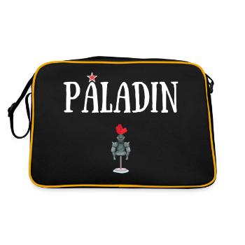 PALADIN PERSONNGE JDR ARMURE - Sac Retro - noir/or - Dos