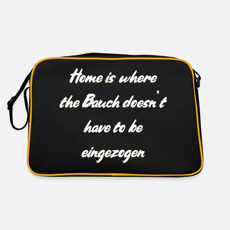 Heimat Spruch Retro Tasche