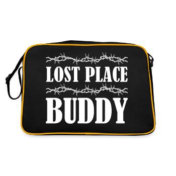 Lost Place Buddy Urbex Idée cadeau - Sac Retro - noir/or - Dos