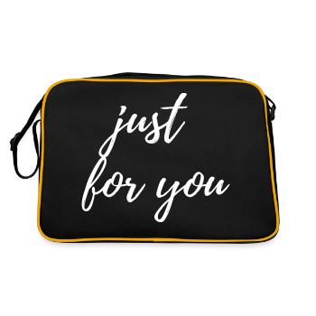 just for you - Retro Bag - black/gold - Back