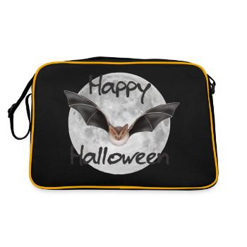 Chauve-souris - Sac Retro - noir/or - Dos