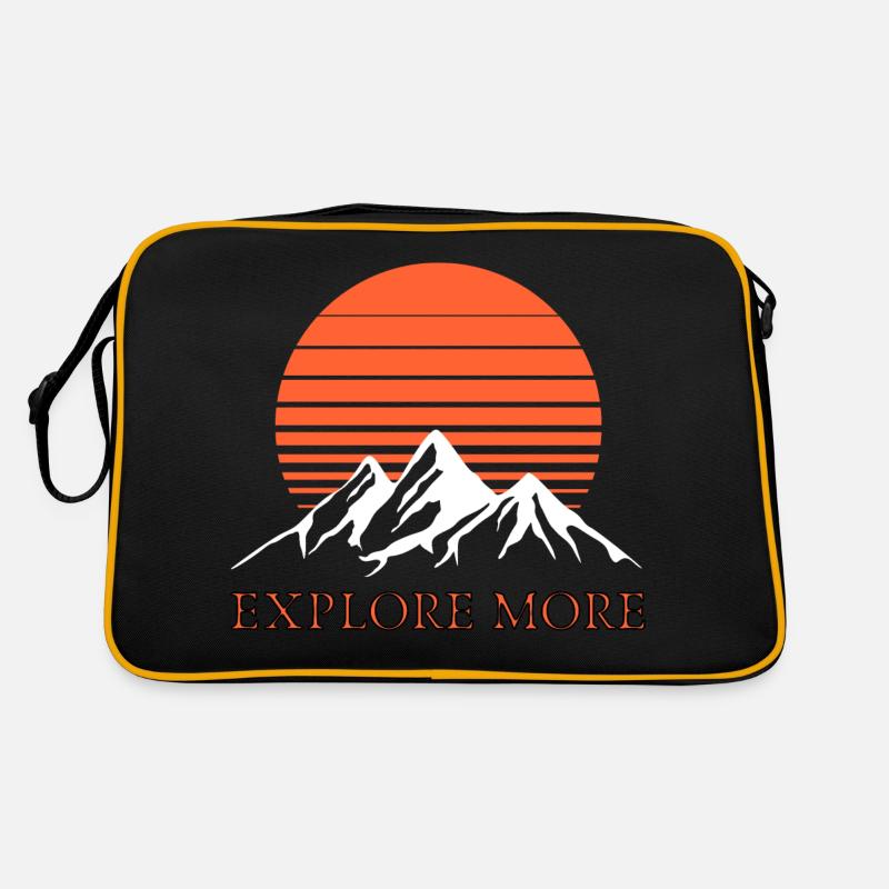 Explorez plus de montagnes tshirt Sac Retro