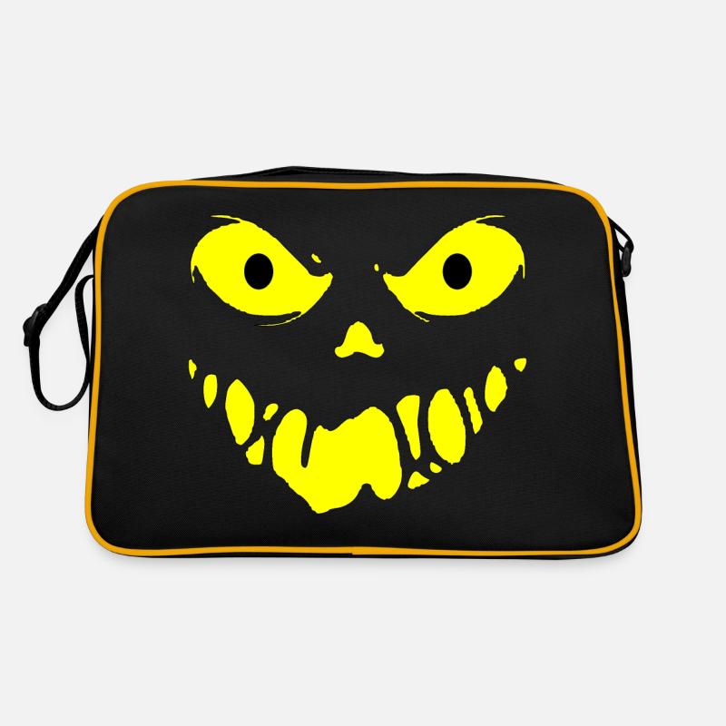 Evil face Retro Bag
