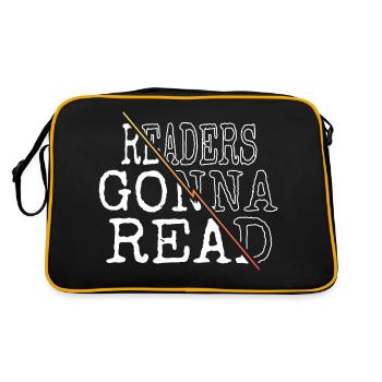 Bookish Stuff Typographie Vert J’aime les livres - Sac Retro - noir/or - Dos